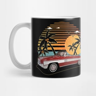 Oldsmobile Starfire Convertible 1962 car sunset Mug